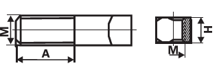 Многофункциональные дуктильные железные болты с шестигранной головкой штуцеров и чокнутый тип тип тип к Н1 с