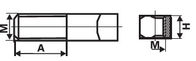 Многофункциональные дуктильные железные болты с шестигранной головкой штуцеров и чокнутый тип тип тип к Н1 с поставщик